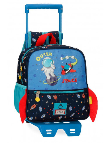 MOCHILA ADAP. 25CM. C/CARRO ENSO OUTER SPACE